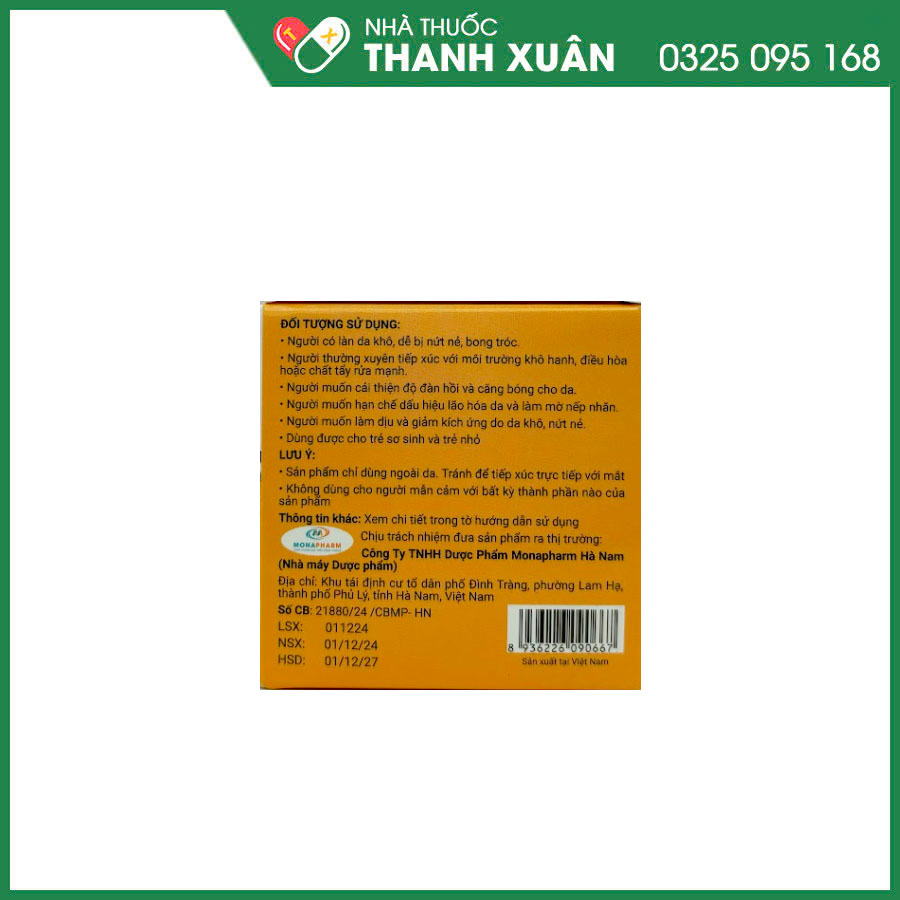 Repasol Cream giúp hỗ trợ dưỡng ẩm, làm đều màu da, giảm nếp nhăn trên da, hạn chế lão hoá da